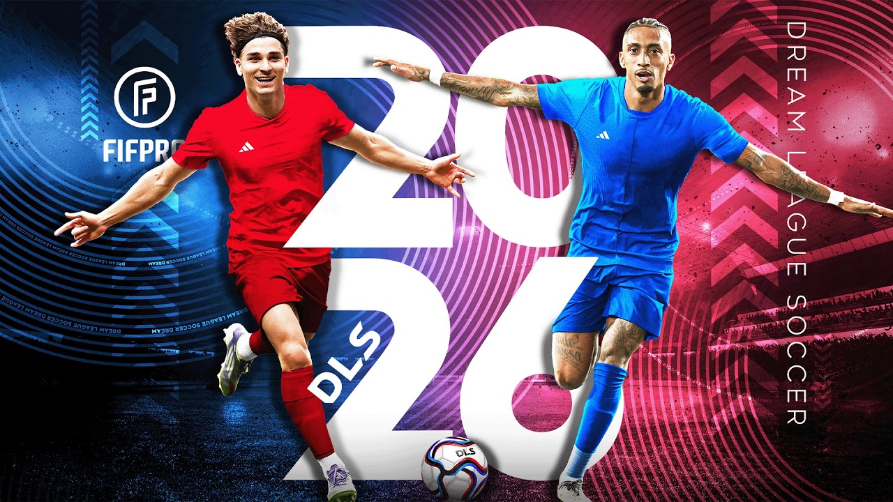 Dream League Soccer 2026 with Julián Alvarez and Raphinha